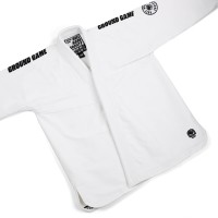 GROUND GAME Kimono do BJJ Gamer 2.0 Białe (450g)