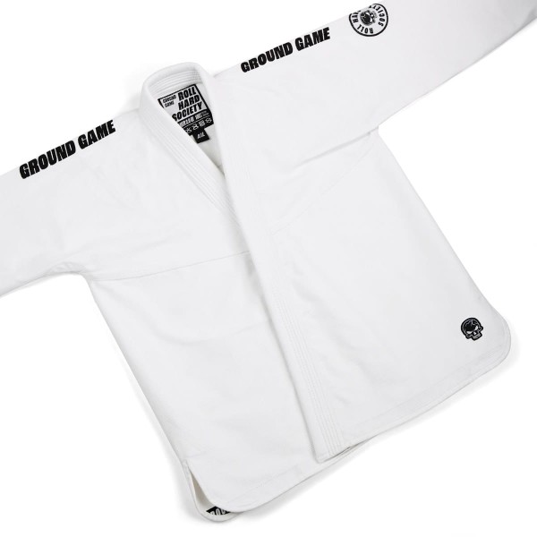 GROUND GAME Kimono do BJJ Gamer 2.0 Białe (450g)
