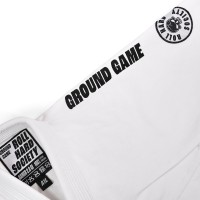 GROUND GAME Kimono do BJJ Gamer 2.0 Białe (450g)