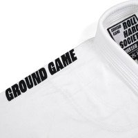 GROUND GAME Kimono do BJJ Gamer 2.0 Białe (450g)
