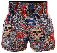 TOP KING Spodenki Muay Thai TKTBS-206-WH