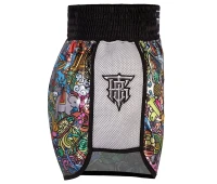TOP KING Spodenki Muay Thai TKTBS-224-WH CULTURE THAILAND