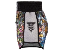 TOP KING Spodenki Muay Thai TKTBS-224-WH CULTURE THAILAND