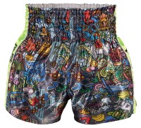 TOP KING Spodenki Muay Thai TKTBS-225-GN CULTURE THAILAND