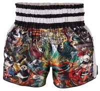 TOP KING Spodenki Muay Thai TKTBS-227-WH CULTURE CHINA