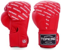 TOP KING Rękawice Bokserskie Full Impact TKBGFI Czerwone