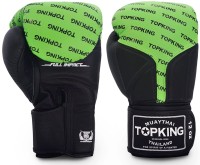 TOP KING Rękawice Bokserskie Full Impact TKBGFI Czarno-Zielone