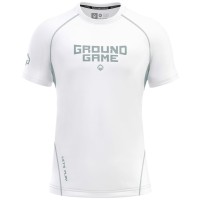 GROUND GAME Rashguard MMA Athletic Platinum Krótki Rękaw