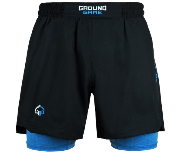 GROUND GAME Spodenki MMA Podwójne 2w1 Athletic Classic