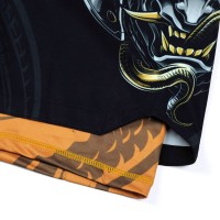 GROUND GAME Spodenki MMA Podwójne 2w1 Oni Samurai