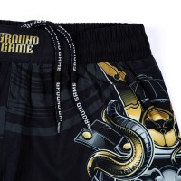 GROUND GAME Spodenki MMA Podwójne 2w1 Oni Samurai