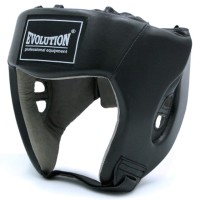 EVOLUTION Kask Bokserski Turniejowy Czarny