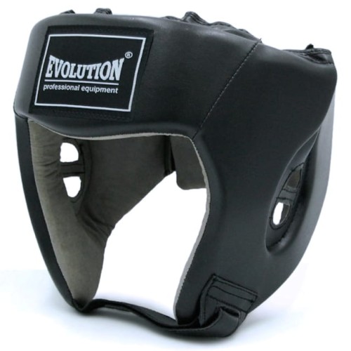 EVOLUTION Kask Bokserski Turniejowy Czarny