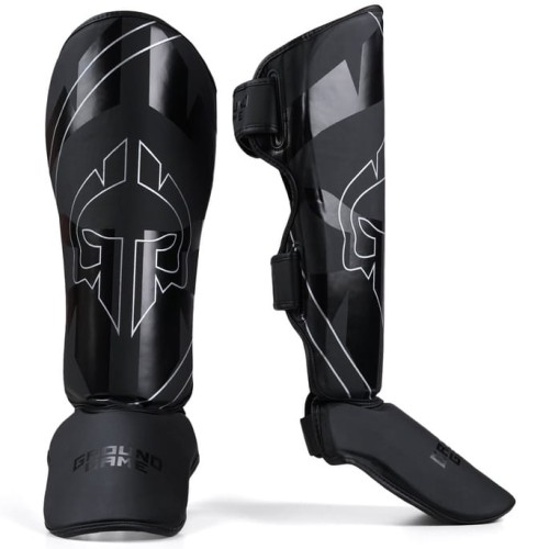 GROUND GAME Ochraniacze Piszczeli i Stopy Lekkie LOGO 3.0