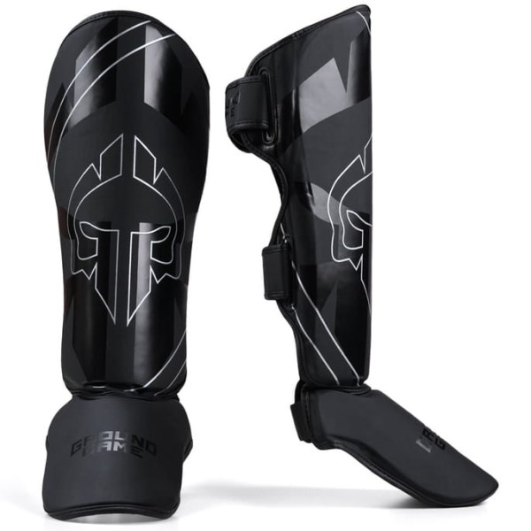 GROUND GAME Ochraniacze Piszczeli i Stopy Lekkie LOGO 3.0