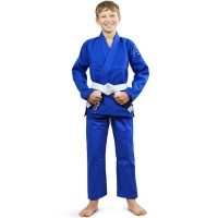 GROUND GAME Kimono / Gi do BJJ Dziecięce Spartan Niebieskie (350g)