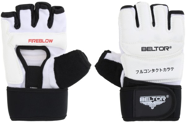 BELTOR Ochraniacze Dłoni FIREBLOW 02 Napięstniki Rękawiczki do Karate Kyokushin / Shinkyokushin