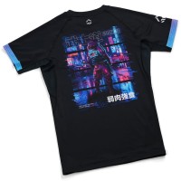GROUND GAME Rashguard MMA Cyber Samurai Krótki Rękaw