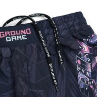 GROUND GAME Spodenki MMA Podwójne 2w1 Damskie Asami