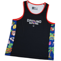 GROUND GAME Koszulka Termoaktywna Tank Top Luźny Bangkok