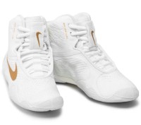 NIKE Buty Zapaśnicze / Bokserskie TAWA Biało-Złote