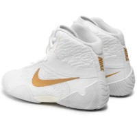 NIKE Buty Zapaśnicze / Bokserskie TAWA Biało-Złote