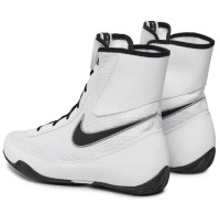 NIKE Buty Bokserskie MACHOMAI MID 2 Biało-Czarne