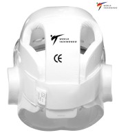 DAEDO Kask Piankowy z Maską Kratką Plastikową PRO do Karate / Taekwondo WT Biały