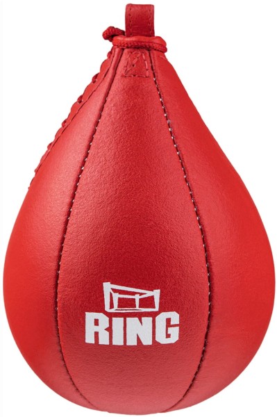 RING SPORT Gruszka Bokserska Poddaszkowa Czerwona Skórzana 33cm