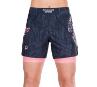 GROUND GAME Spodenki MMA Podwójne 2w1 Damskie Asami