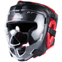 BUSHIDO Kask Karate / Krav Maga z Maską Kratką Plastikową ARH-2180