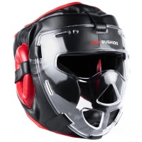 BUSHIDO Kask Karate / Krav Maga z Maską Kratką Plastikową ARH-2180