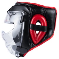 BUSHIDO Kask Karate / Krav Maga z Maską Kratką Plastikową ARH-2180