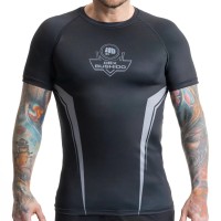 BUSHIDO Rashguard MMA Szary Krótki Rękaw