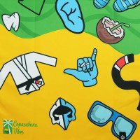 GROUND GAME Ręcznik Kąpielowy Copacabana Duży