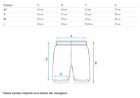 GROUND GAME Spodenki MMA Podwójne 2w1 Damskie Asami
