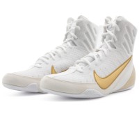 NIKE Buty Bokserskie MACHOMAI 3 Biało-Złote