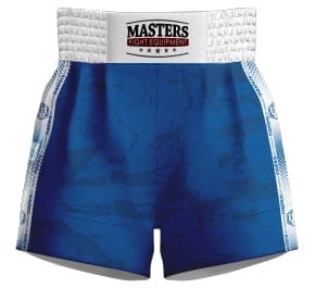 MASTERS Spodenki do Kickboxingu / Kick Lightu FIGHT Niebieskie WAKO
