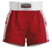 MASTERS Spodenki do Kick Lightu FIGHT Czerwone WAKO