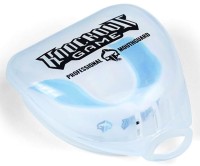 GROUND GAME Ochraniacz na Zęby Żelowy LOGO Biało-Niebieski