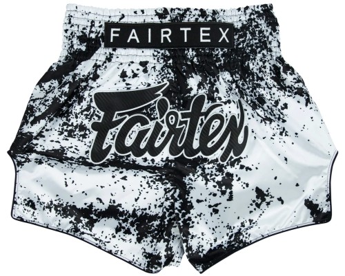 FAIRTEX Spodenki Muay Thai BS1948 Grunge White