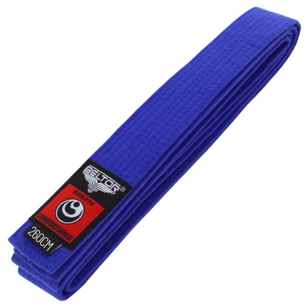 BELTOR Pas do Karate Shinkyokushin Niebieski