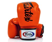 FAIRTEX Rękawice Bokserskie BGV19 Tight-Fit Pomarańczowe
