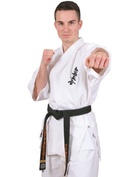 BELTOR Kimono Karate Shinkyokushin PREMIUM z Haftem na Nogawce 12oz