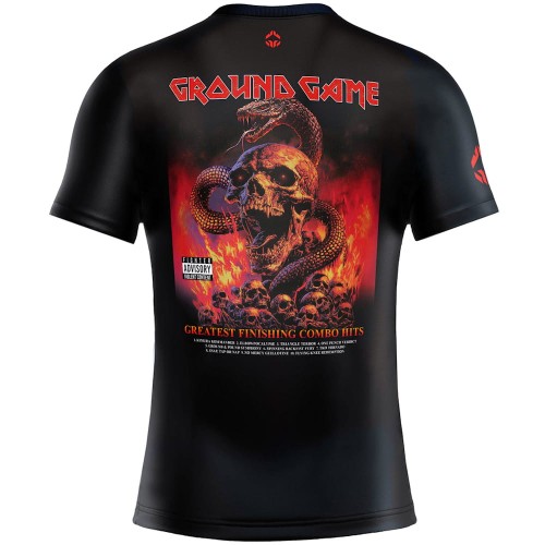 GROUND GAME Rashguard MMA Inferno Krótki Rękaw