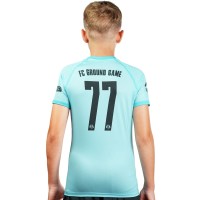 GROUND GAME Rashguard MMA Dziecięcy FC Armbar Miętowy Krótki Rękaw