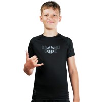 GROUND GAME Rashguard MMA Dziecięcy Samurai Shadow Krótki Rękaw
