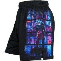 GROUND GAME Spodenki MMA Dziecięce Cyber Samurai