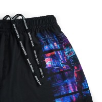 GROUND GAME Spodenki MMA Dziecięce Cyber Samurai