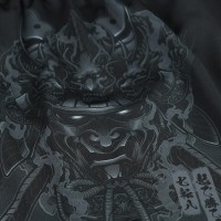 GROUND GAME Spodenki MMA Dziecięce Samurai Shadow